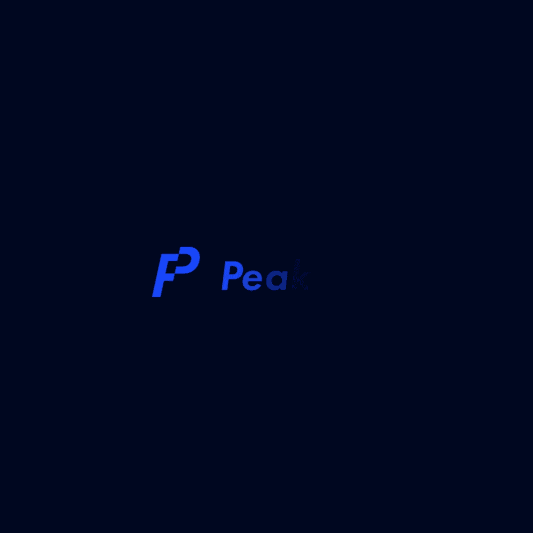 PeakFrame screen